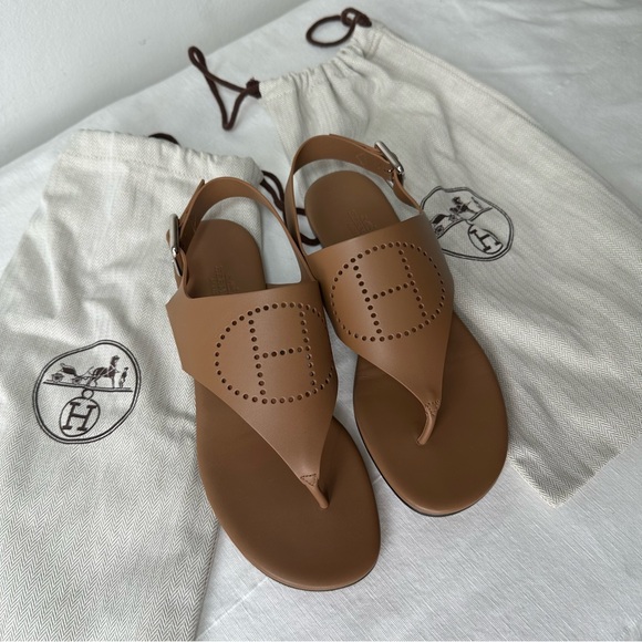 HERMES - Kola Thong Slingback Sandals - Picture 4 of 5